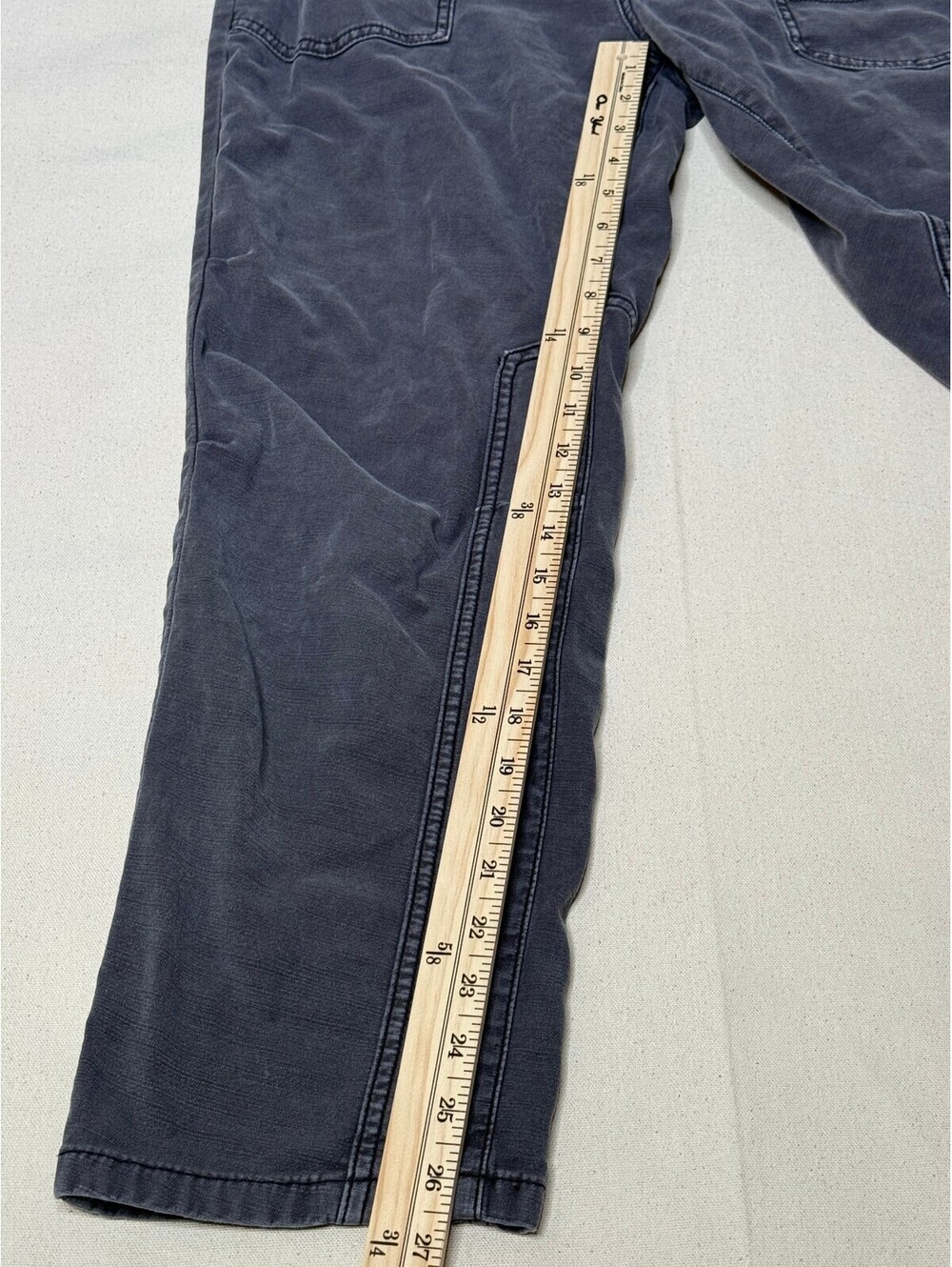 Pilcro Anthropologie Utility Pants 30 Gray High Rise Straight Leg Patch Pocket - Picture 6 of 7